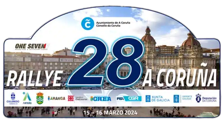 Placa Rallye A Coruña 2024