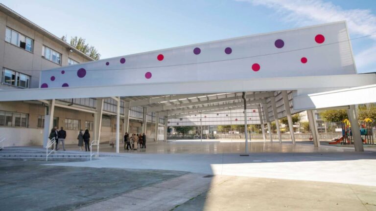 Imagen del patio del CEIP San Francisco Javier