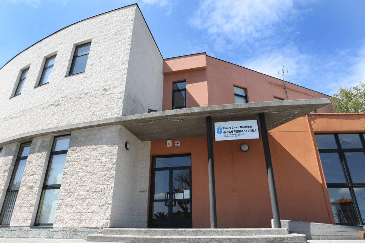 Centro Cívico de Visma, donde se reunen asociaciones vecinales de la zona