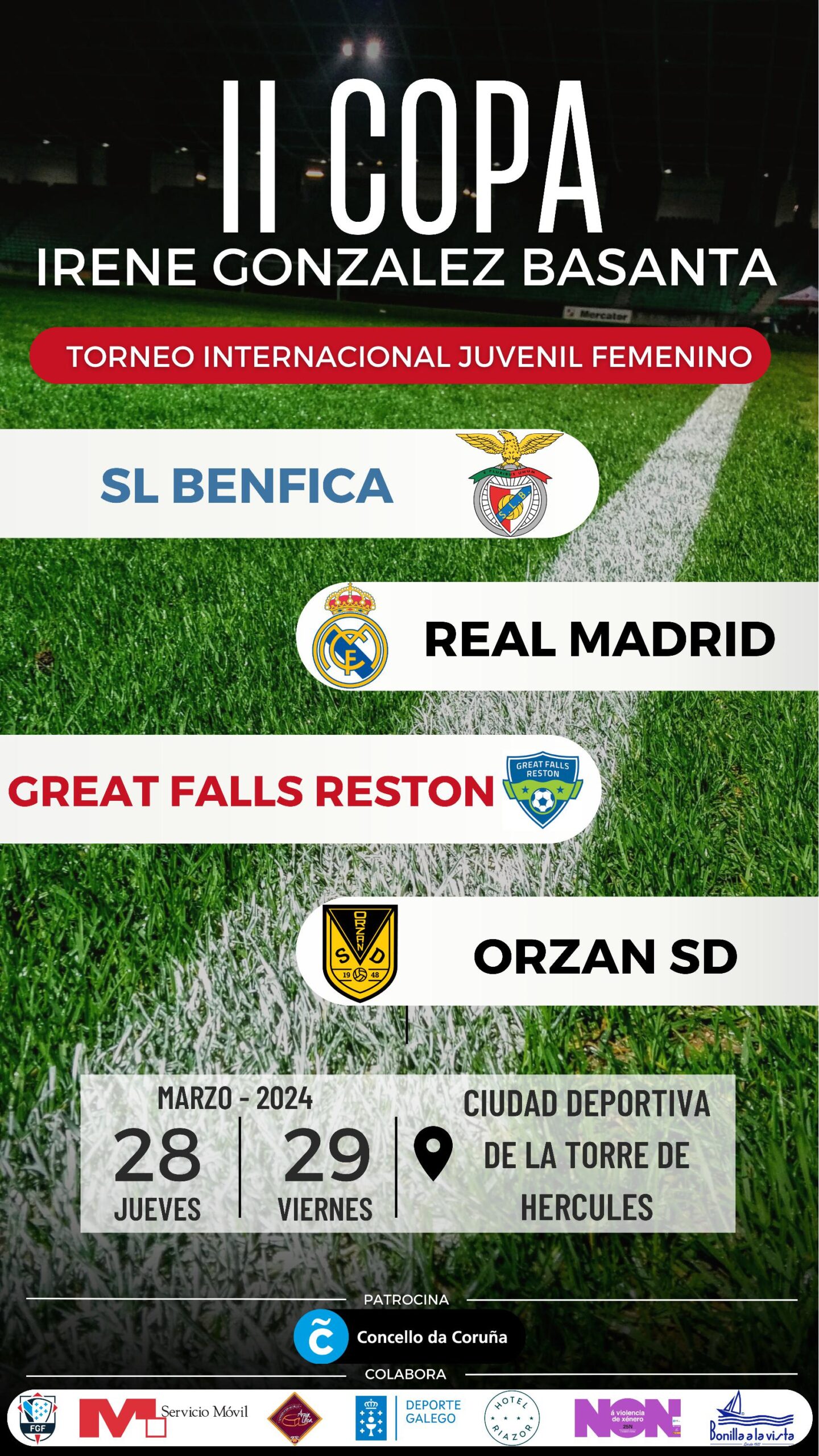 Cartel de la II edición de la Copa Irene González Basanta
