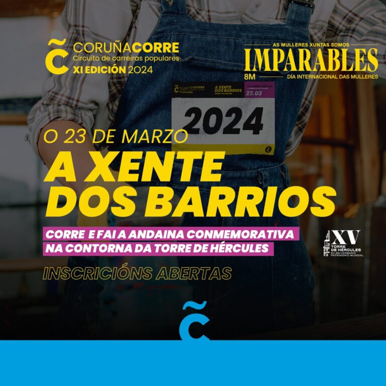 Imagen del cartel del circuito Coruña Corre 2024