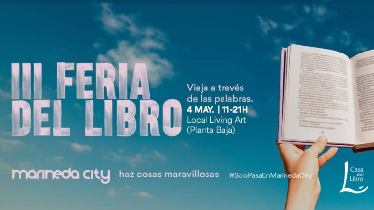 Cartel de la III Feria del Libro de Marineda City