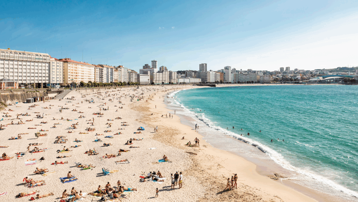Coruña banderas azules