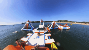 parque acuatico playa grande mino coruna