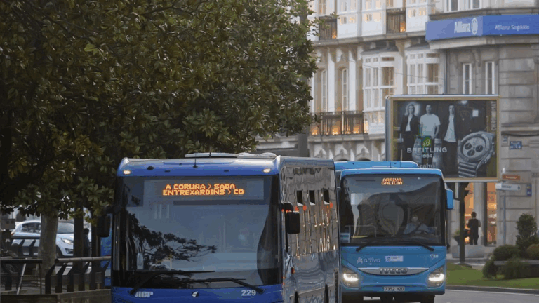 huelga transporte coruña