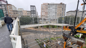 pasarela peatonal estaciones coruna
