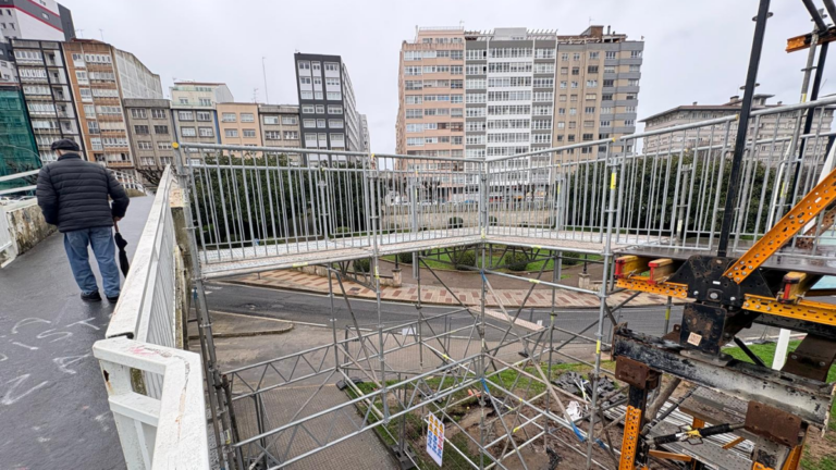 pasarela peatonal estaciones coruna
