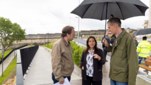 fonte santo amaro coruña nuevas calles espacios verdes parking