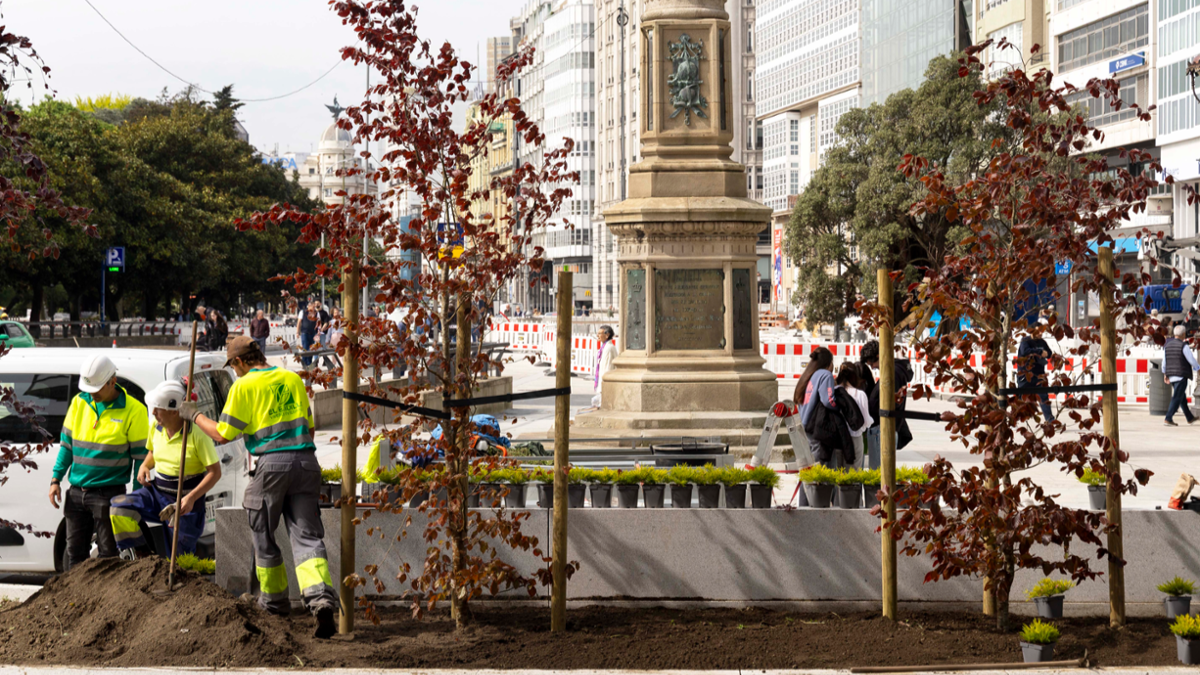 obras plaza mina coruna