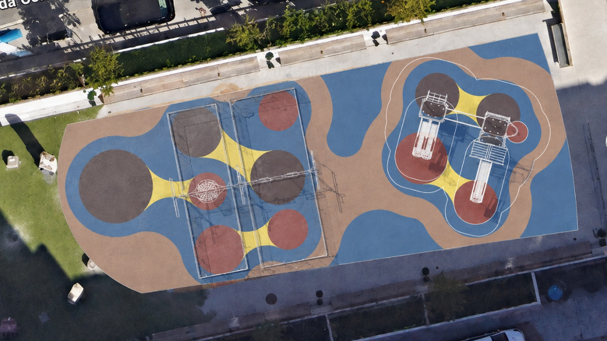 A Coruña inicia la renovación del parque infantil de la plaza de la Concordia